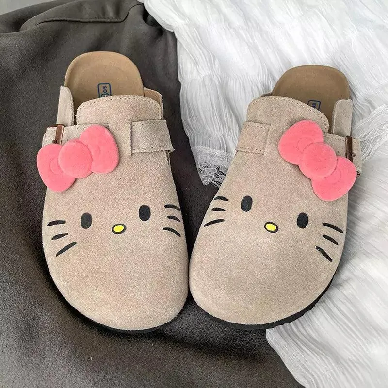 Hello Kitty Suede Soft Footbed Clogs for Women (US size)