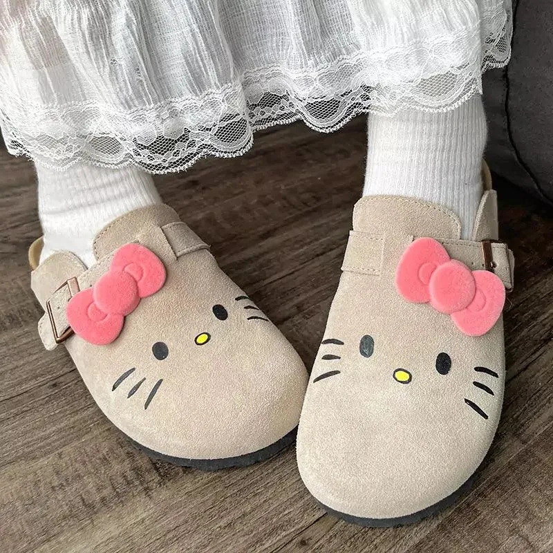 Hello Kitty Suede Soft Footbed Clogs for Women (US size)