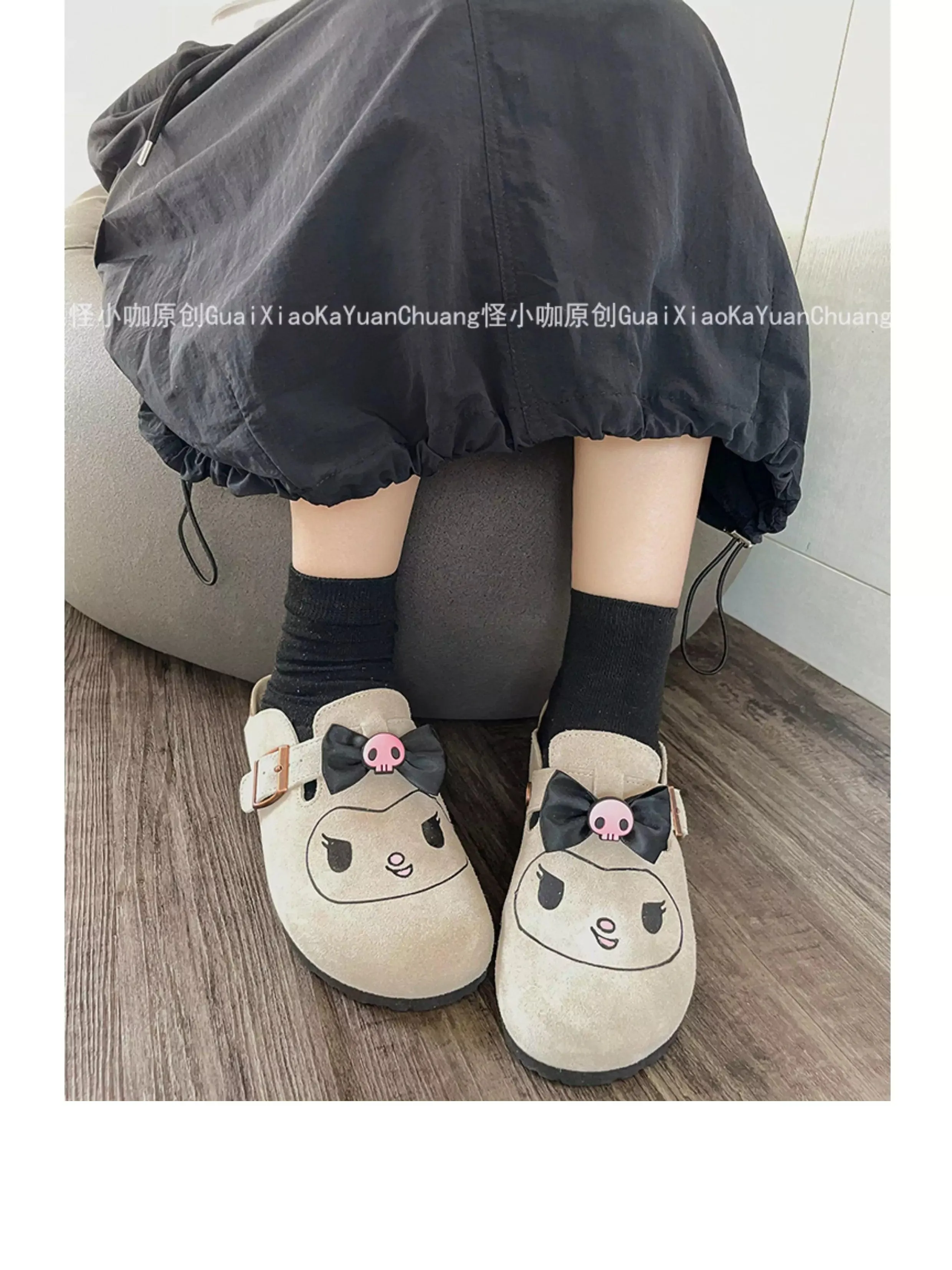 Hello Kitty Suede Soft Footbed Clogs for Women (US size)