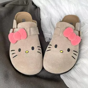 Hello Kitty Suede Soft Footbed Clogs for Women (US size)