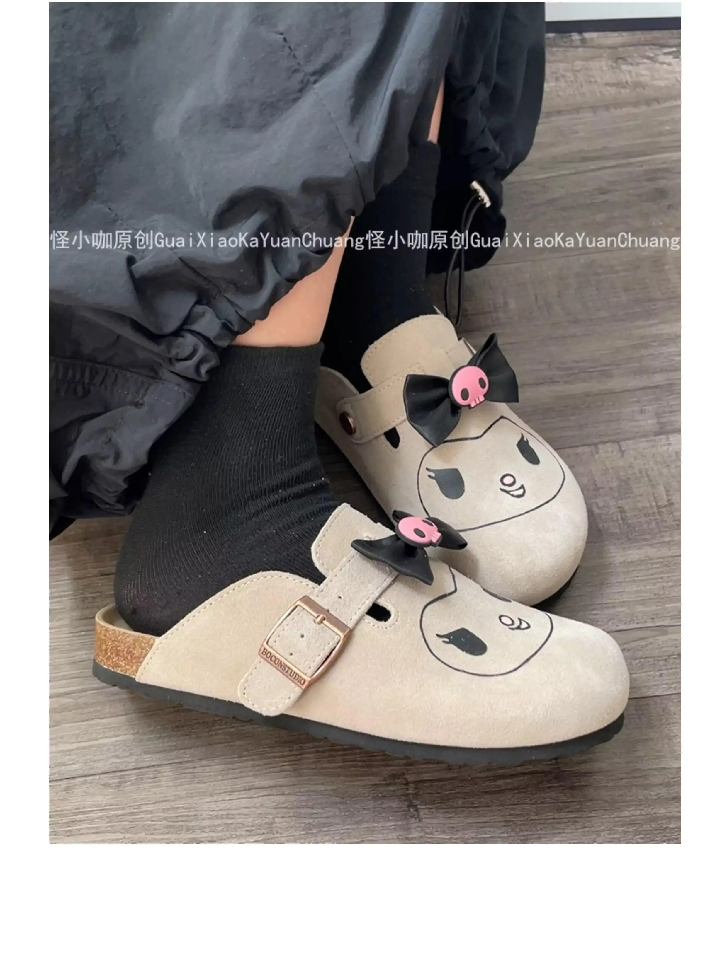 Hello Kitty Suede Soft Footbed Clogs for Women (US size)
