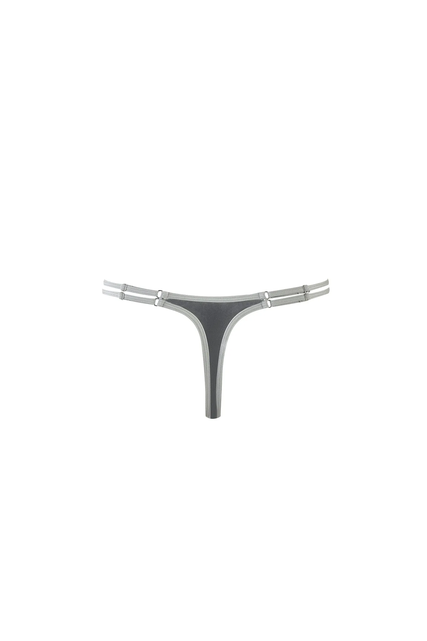 HOLLY BIKINI BOTTOM - SILVER