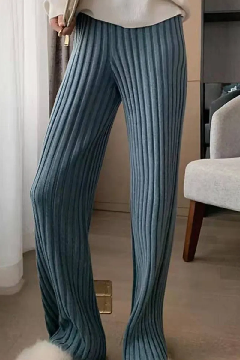 HPR1155 Luxe Ribbed Knit Pants