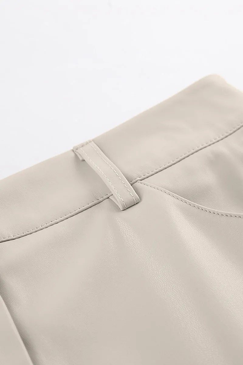 HWT1079 Sleek Slit Midi Skirt