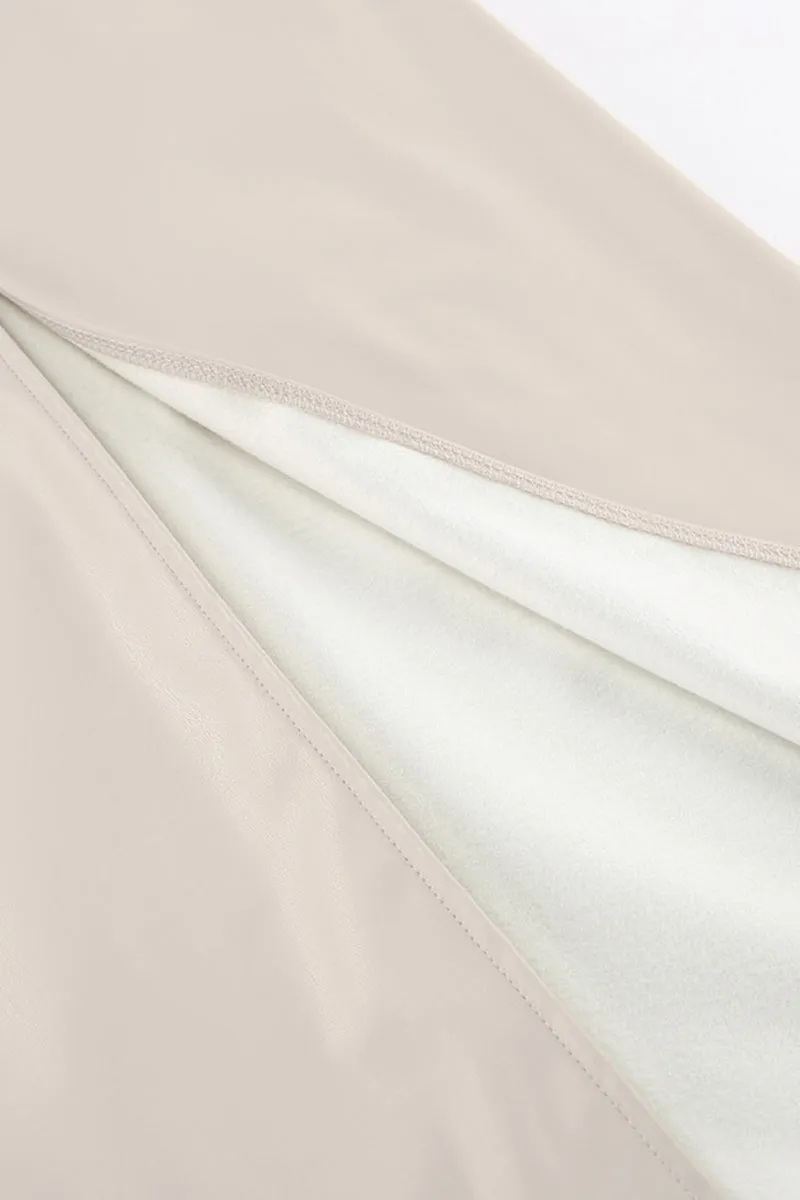 HWT1079 Sleek Slit Midi Skirt