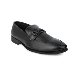 Hydes N Hues Men Black Round Toe Slip-Ons