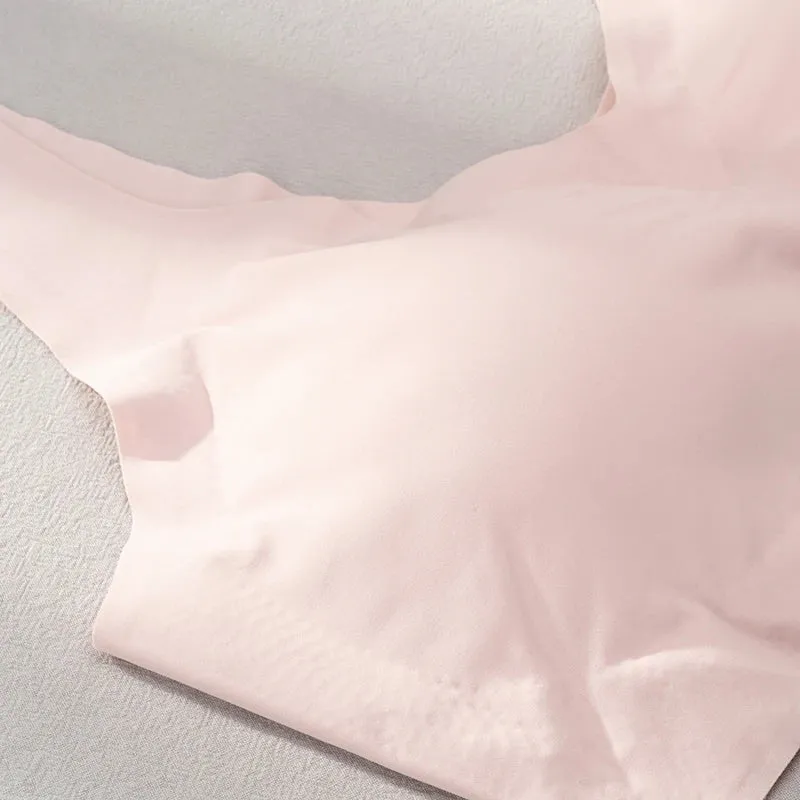Ice Silk Seamless Push-Up Bralette: Elevate Your Comfort with Sleek Style