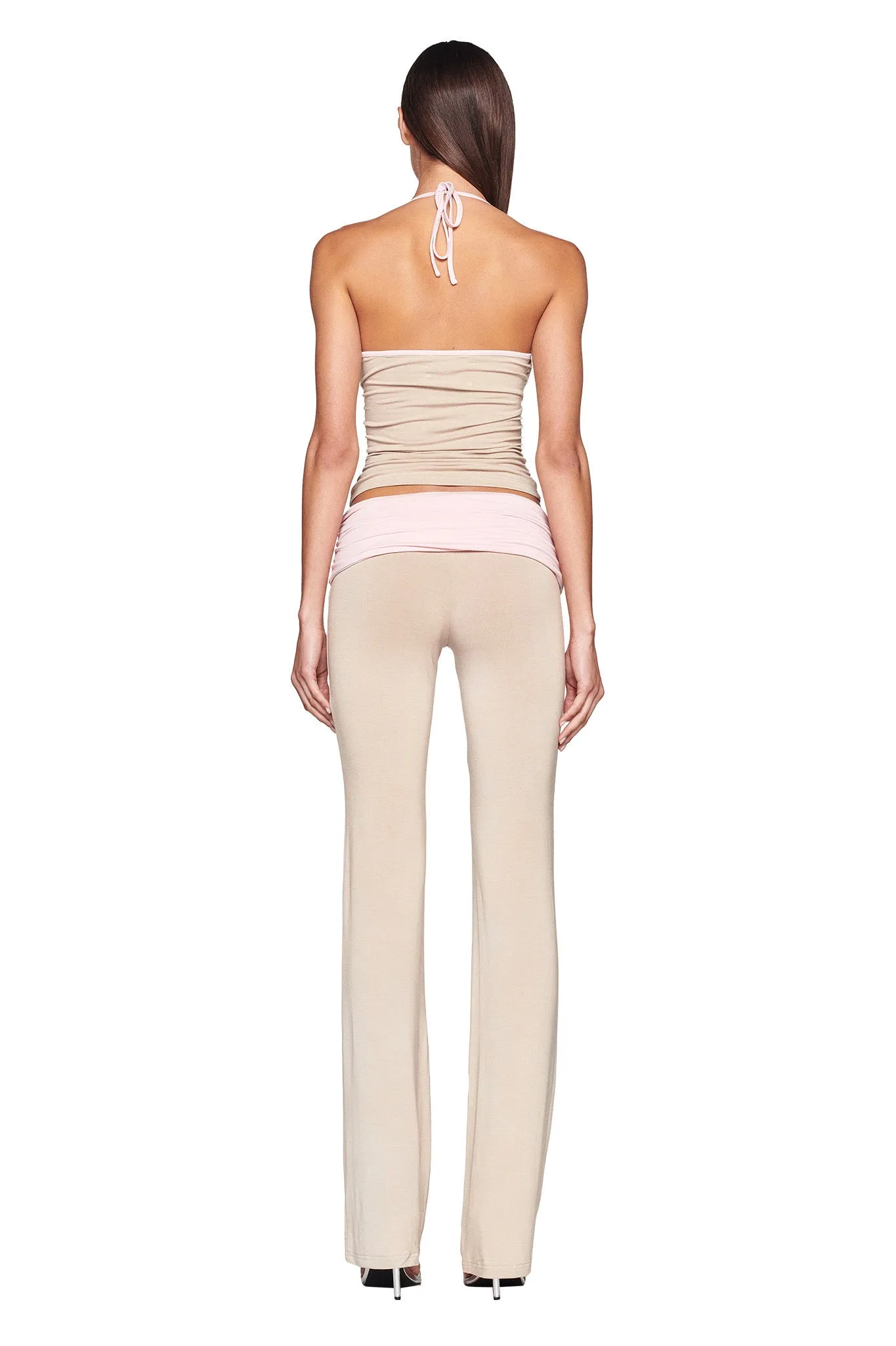 JANNIS TANK - NEUTRAL : TAN/PINK