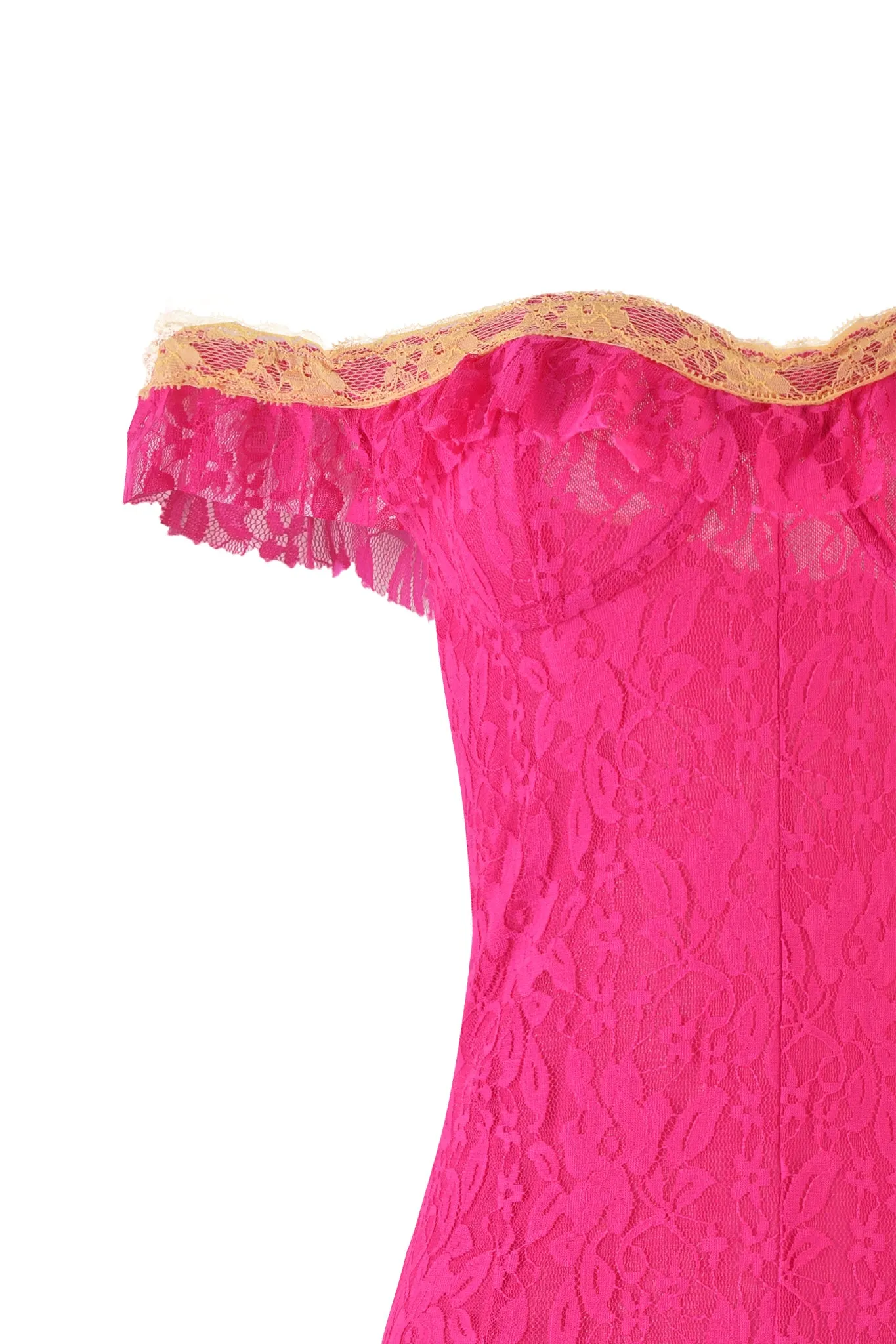 KANDYCE DRESS - PINK/YELLOW