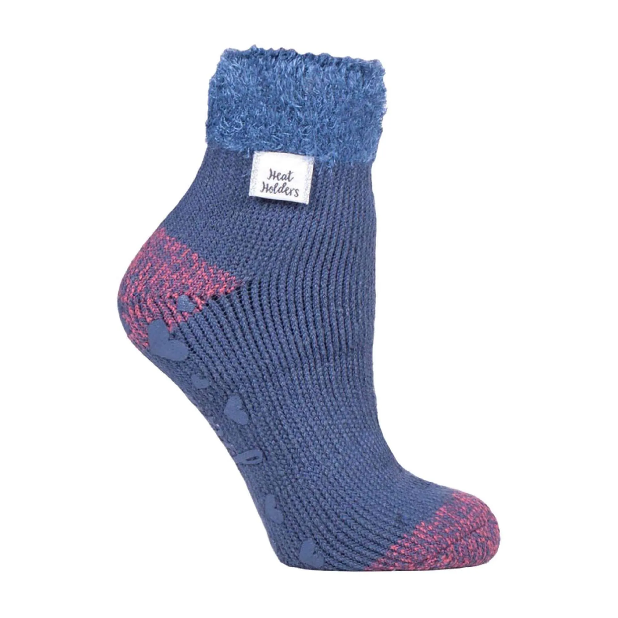 Ladies Cuddly Fluffy Sliper Bed Socks with Feather Top
