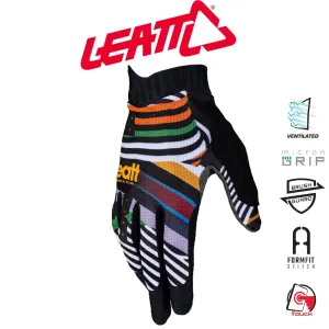 Leatt Glove MTB 1.0 GripR Women Stripes