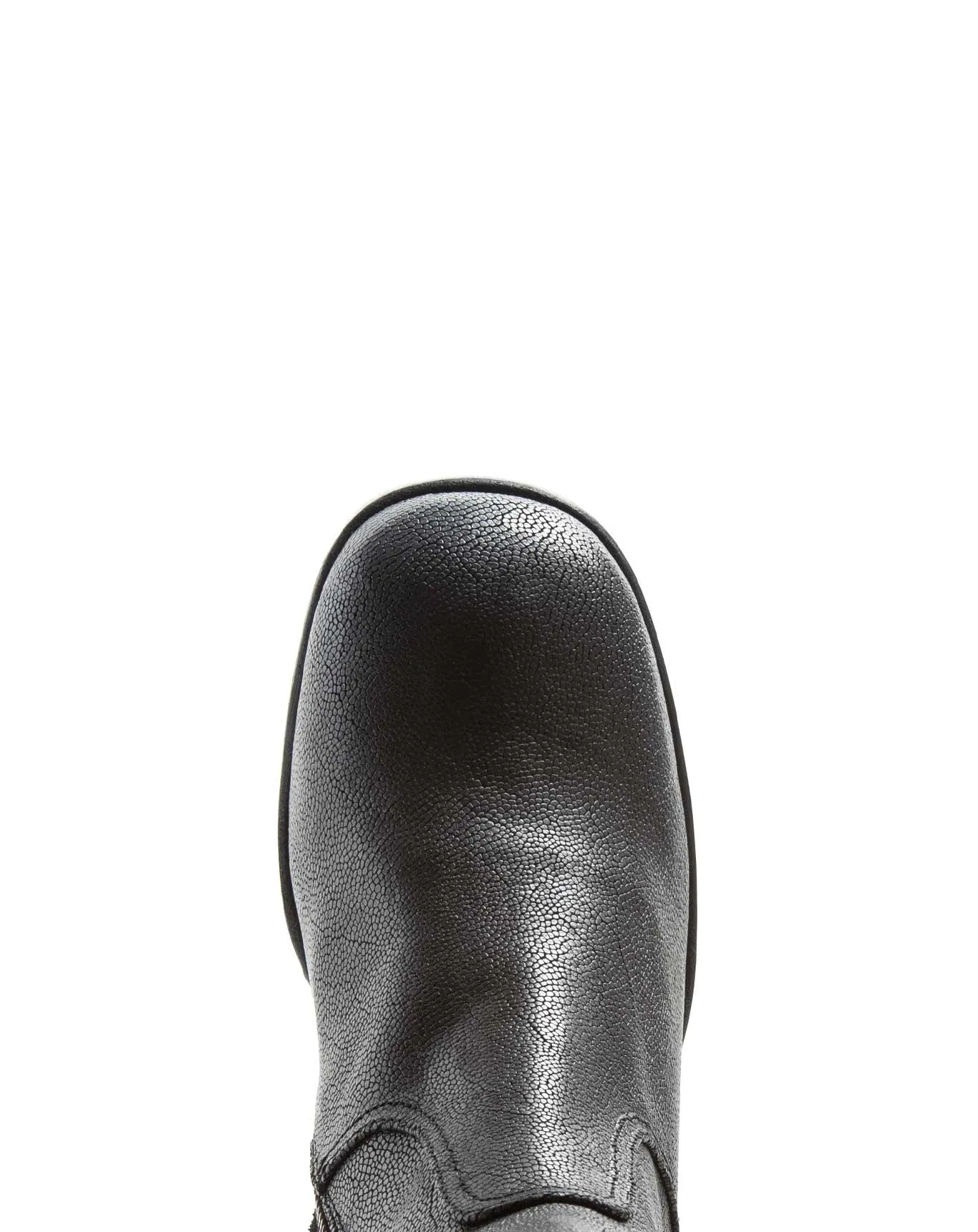 LIL Silver Leather Boots