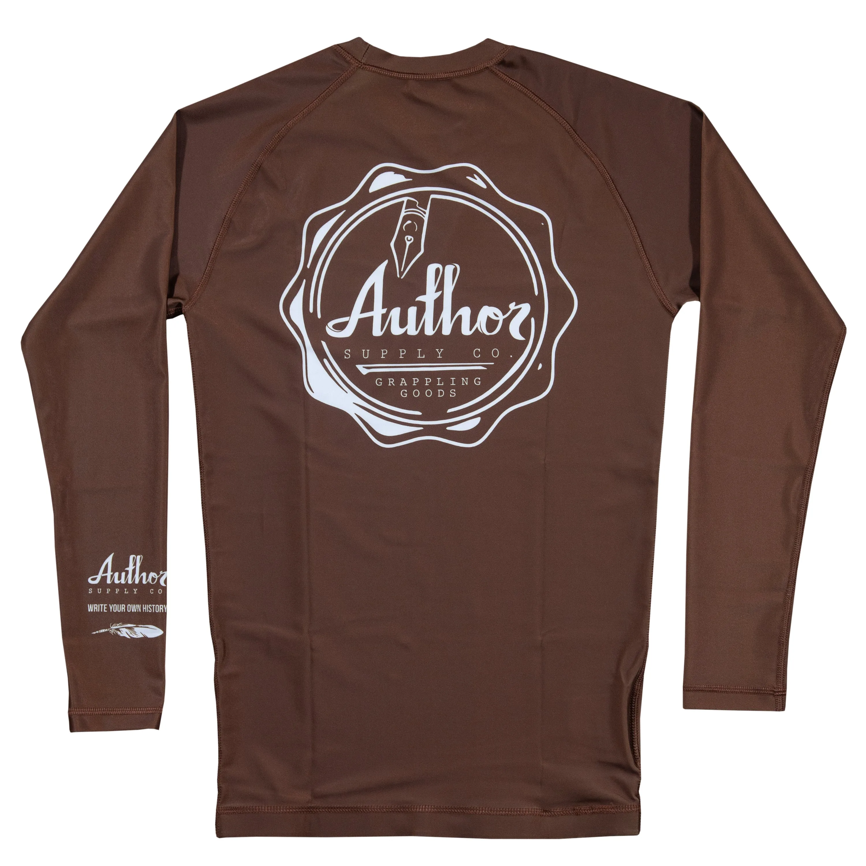 LONG SLEEVE RASH GUARD (BROWN) - VOLUME THREE