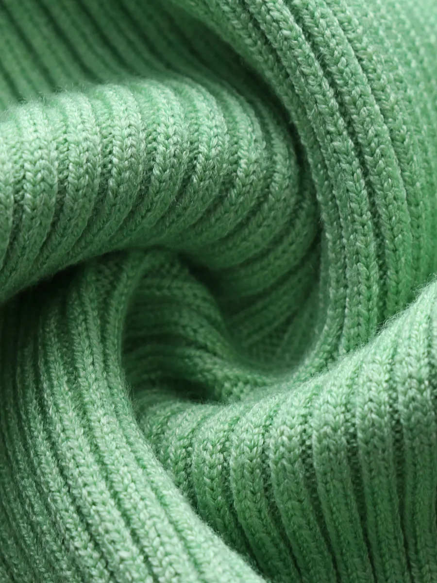 Low Neck Tie Open Back Knit Dress - Mint