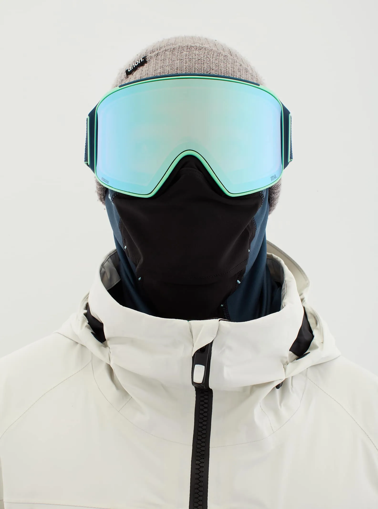 M4 Cylindrical Asian Fit MFI Face Mask Snow Goggle 2022