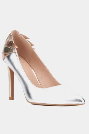 Magdi Appliqué Pointy Pump Heels