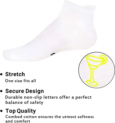 Margarita Lover Gift Unique Margarita Socks White Socks Funny Margarita Gift for Men Women , Ideal Gifts for Drinkers