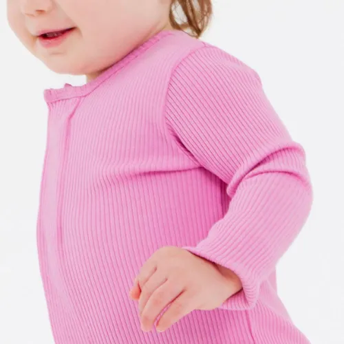 Mauve Organic Cotton Modal Magnetic Footie