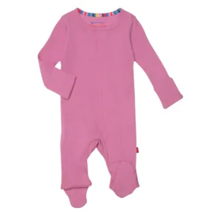 Mauve Organic Cotton Modal Magnetic Footie