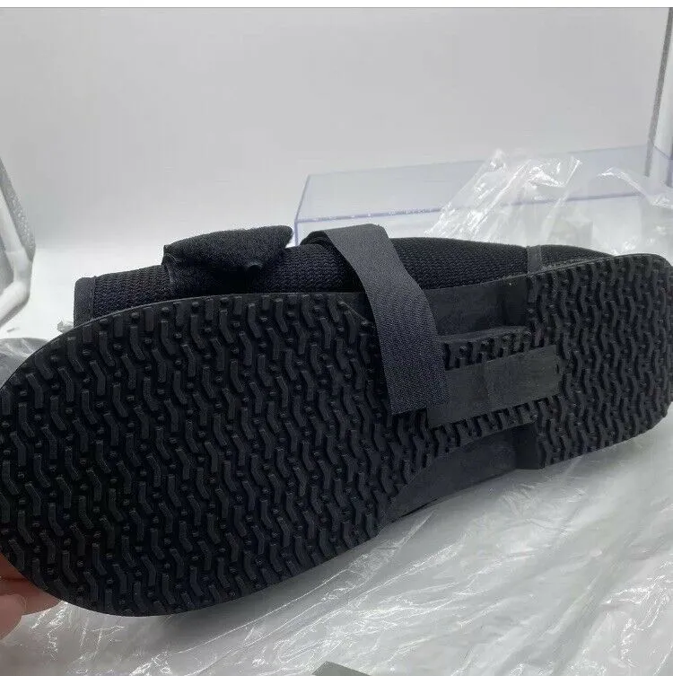 MEDLINE Semi rigid Post-Op 1 Shoe Black Large Men 10.5-12 Sz Adjustable Slipper