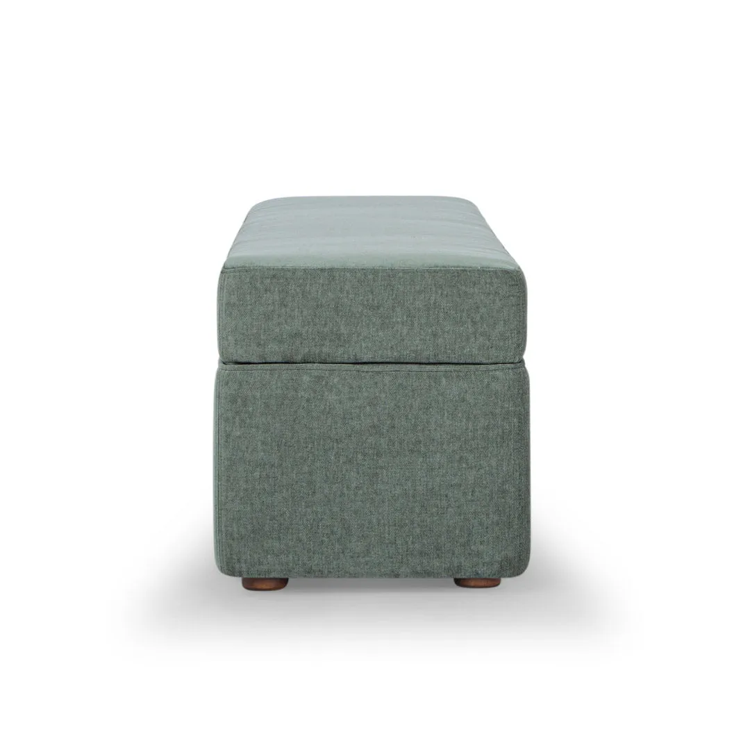 Mel MD 30, Storage Bench AllModern Upholstery Color: Honeycomb Forest Chenille