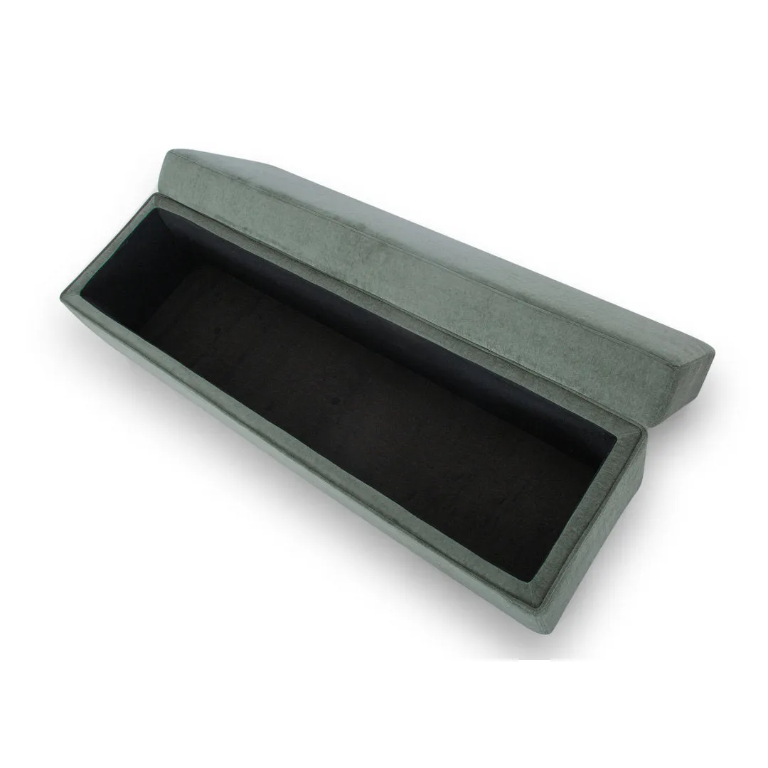 Mel MD 30, Storage Bench AllModern Upholstery Color: Honeycomb Forest Chenille