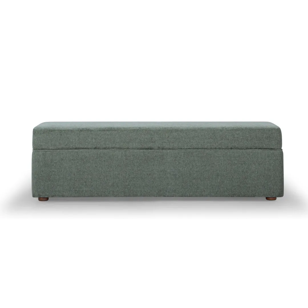 Mel MD 30, Storage Bench AllModern Upholstery Color: Honeycomb Forest Chenille