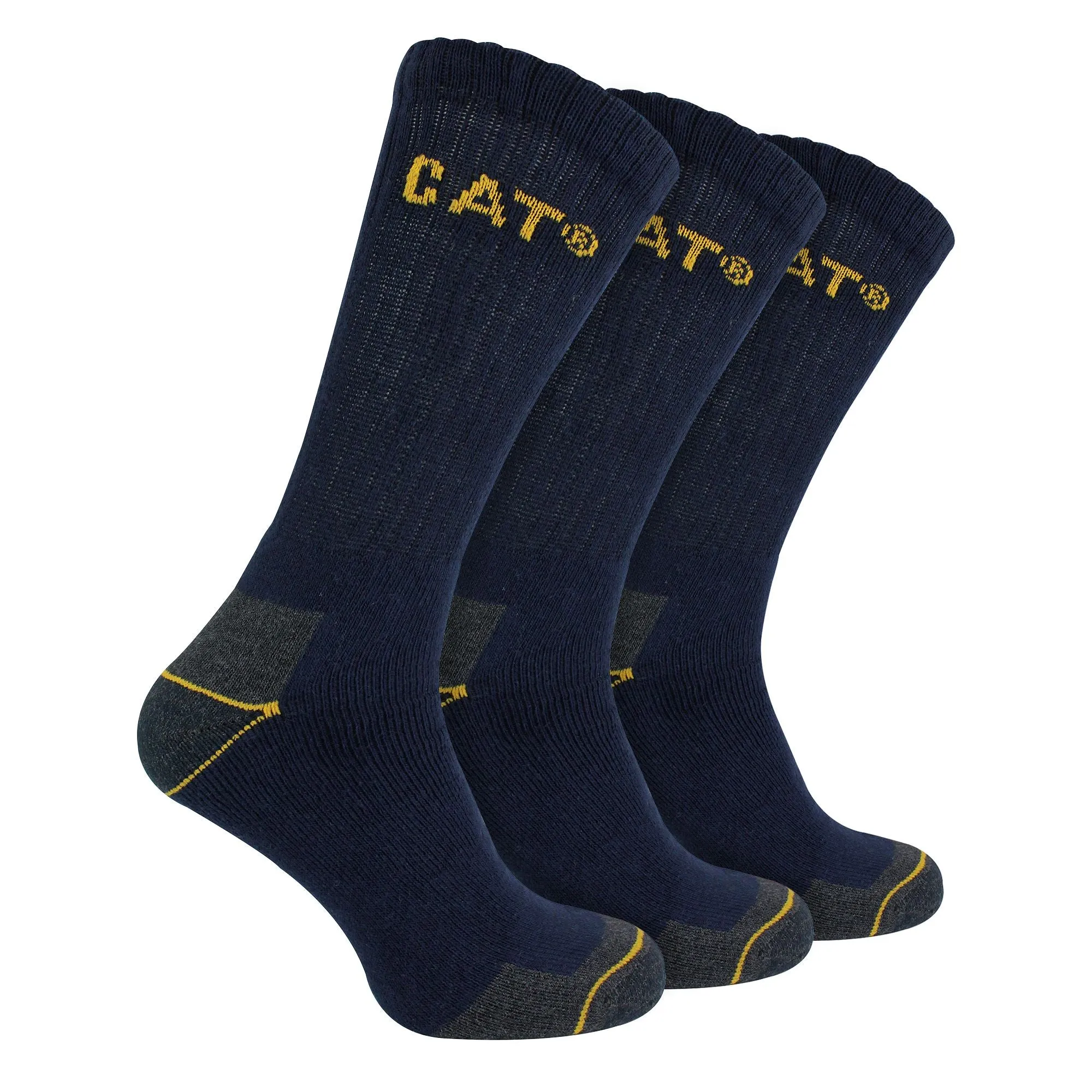Mens 3 Pack Real Work Cotton Socks
