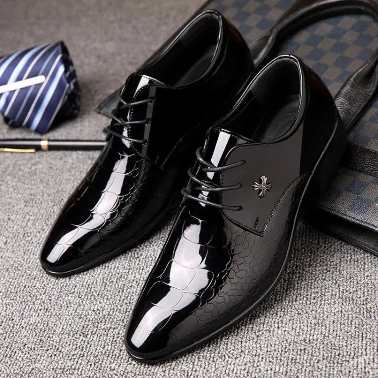 Men's Elegant Lace Up Work Shoes | Black