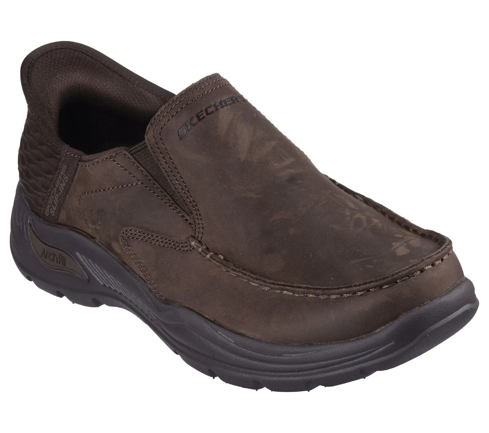 MEN'S SKECHERS SLIP-INS: ARCH FIT MOTLEY-MILO | COCOA