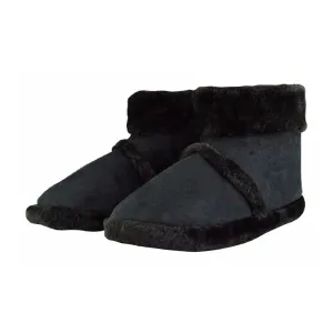 Mens Soft Plush Lined Memory Foam Slipper Booties (6 Sizes)