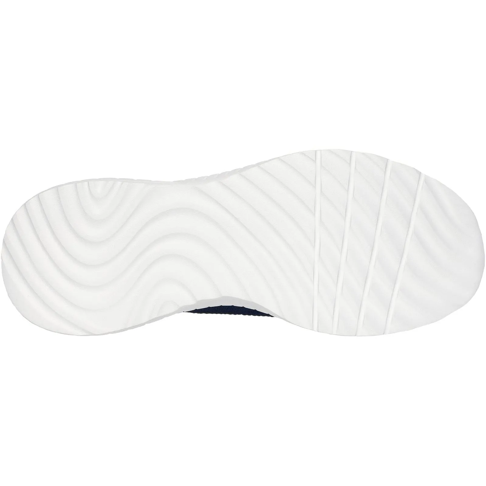 Men's Wide Fit Skechers 118312 Slip-ins Bobs Sport Squad Chaos Solid Step Sneakers