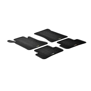 Mercedes C-Class Saloon Rubber Car Mats (2000-2007)