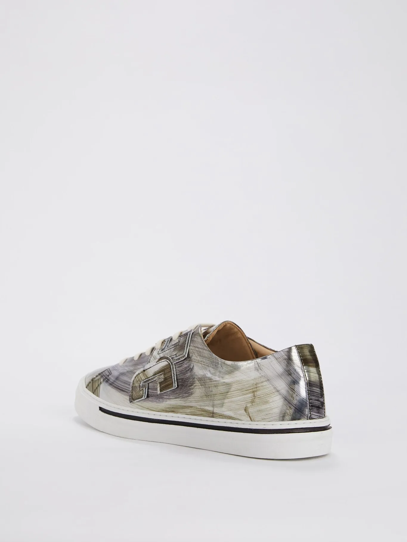 Metallic Patent Leather Sneakers
