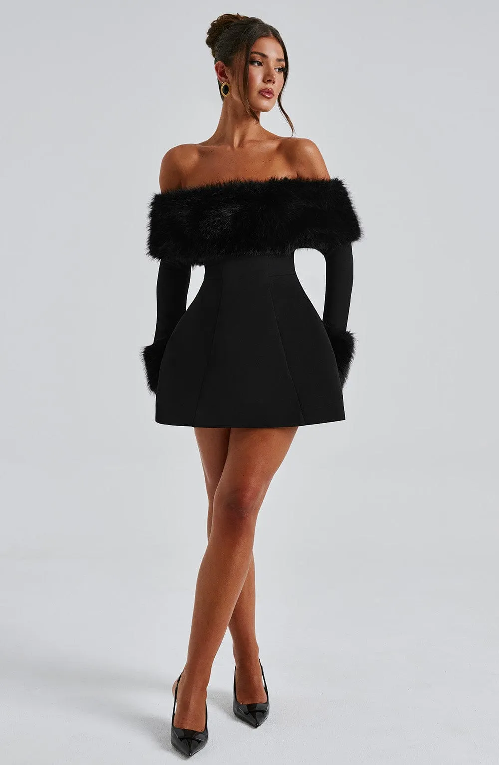 Mia Mini Dress - Black