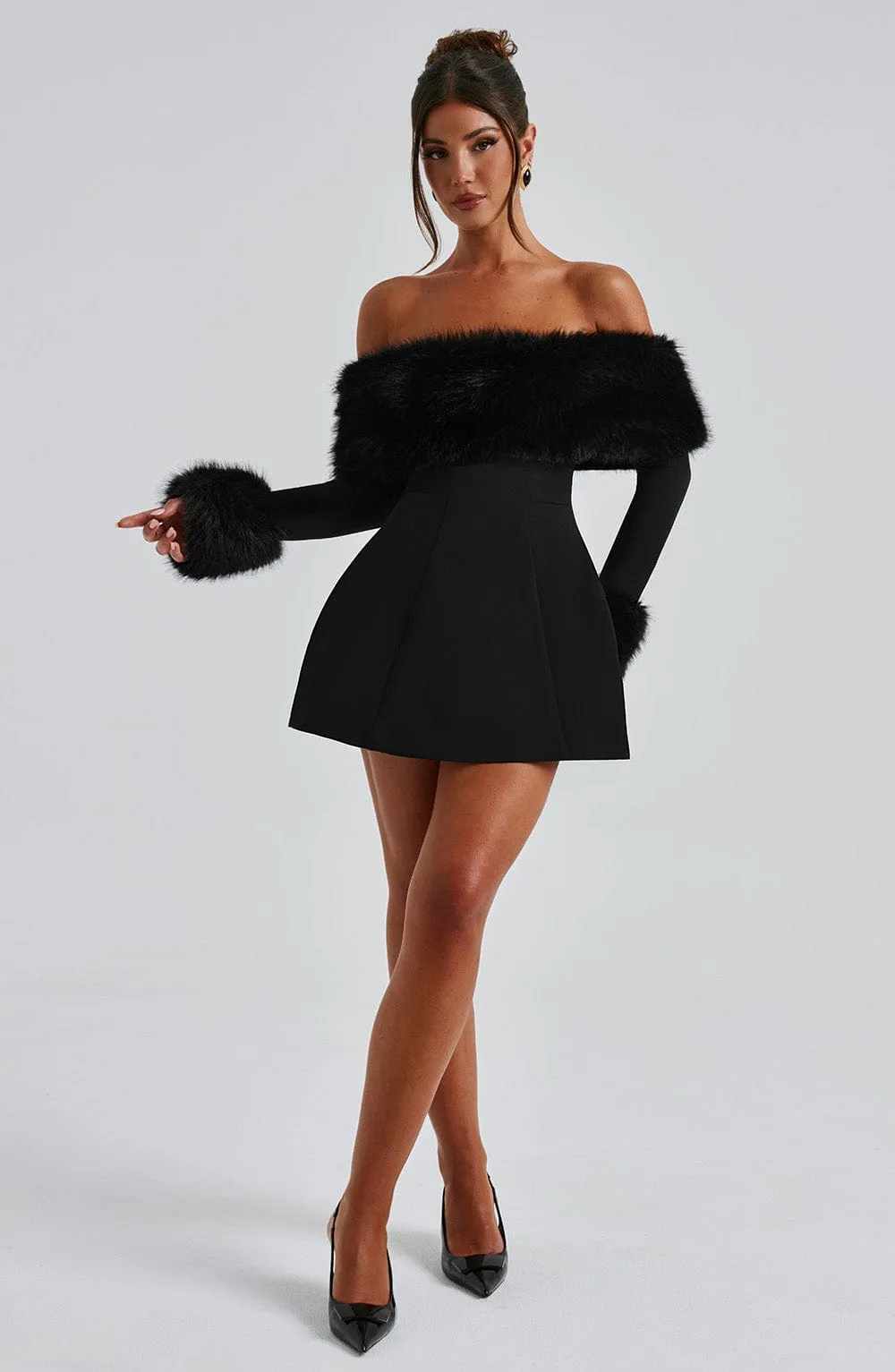 Mia Mini Dress - Black