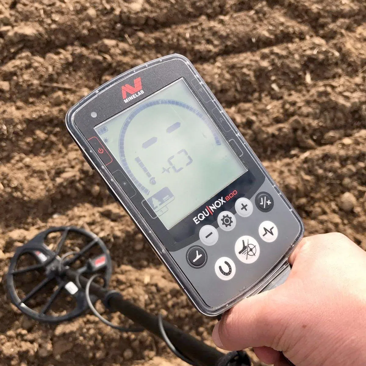 Minelab EQUINOX 800 Metal Detector 15" Coils, Lower Shafts, Pro-Find 20, and 6" Coil