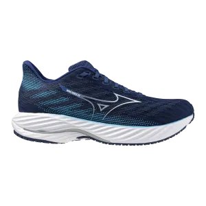 Mizuno Wave Rider 28 (D Width) - Estate Blue/White/River Blue (Mens)
