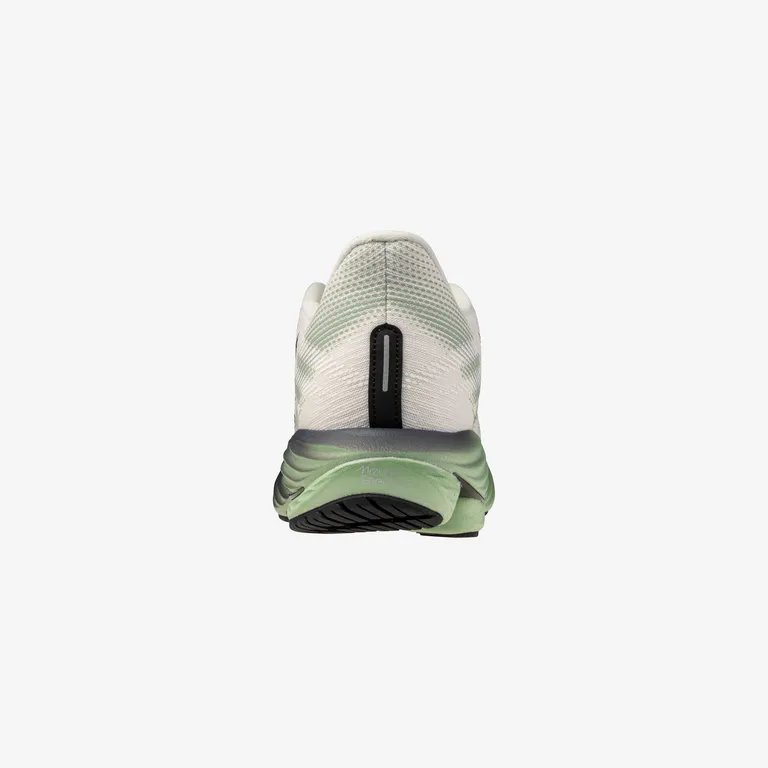 Mizuno Wave Rider 28 (D Width) - Mizuno Snow White/Frosty Green/Black (Mens)