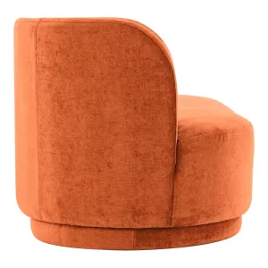Moe's Home Collection Yoon Red 2 Seat Sofa Right-Facing