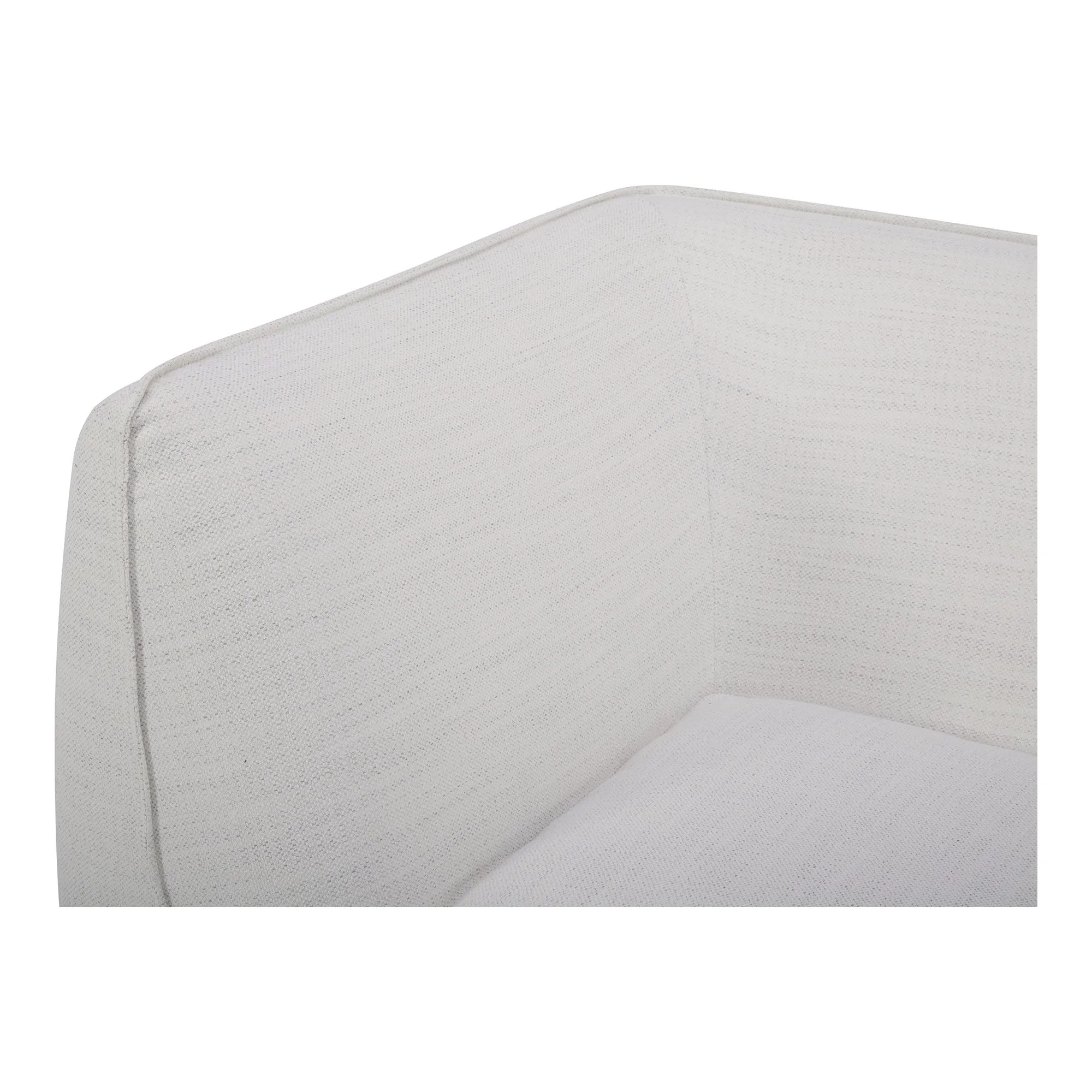 Moe's Home Collection Zeppelin Lounge Salt Stone White Modular