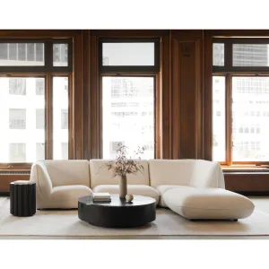 Moe's Home Collection Zeppelin Lounge Salt Stone White Modular