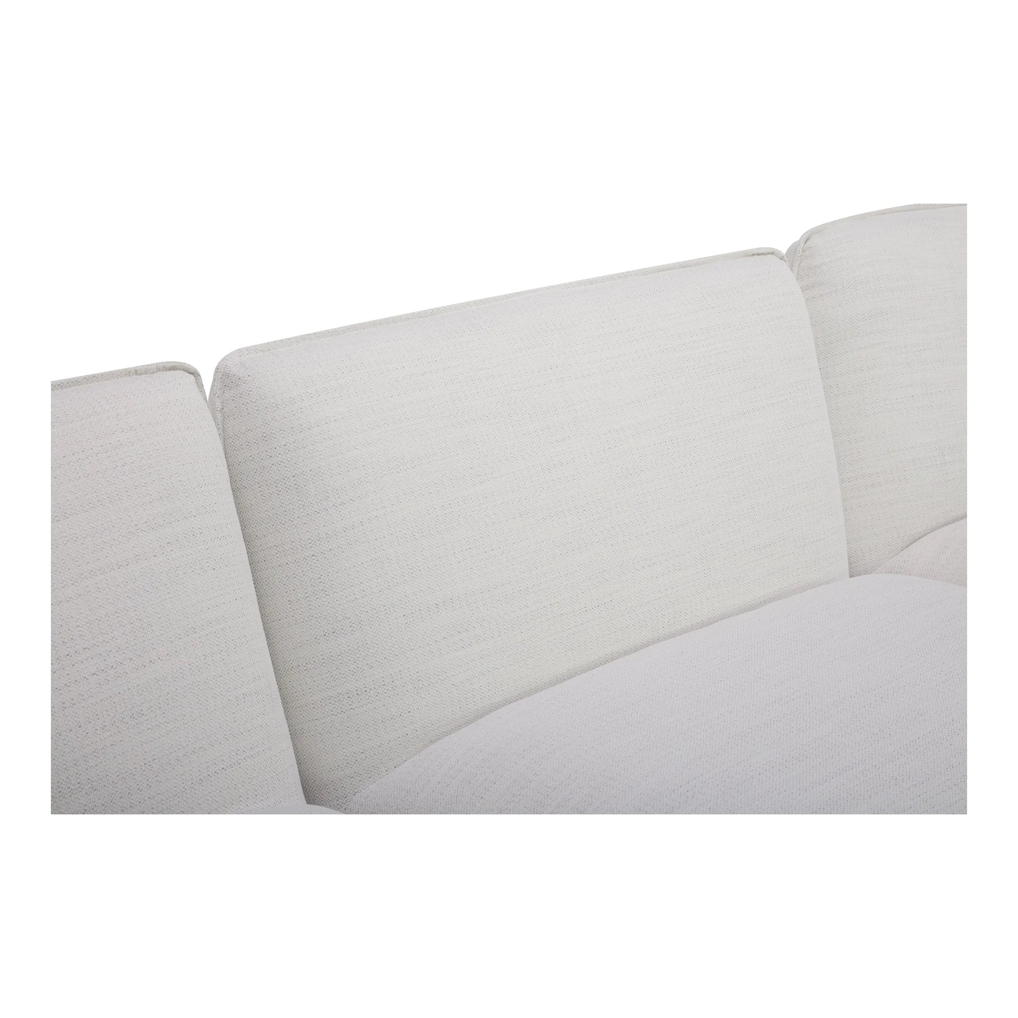 Moe's Home Collection Zeppelin Lounge Salt Stone White Modular