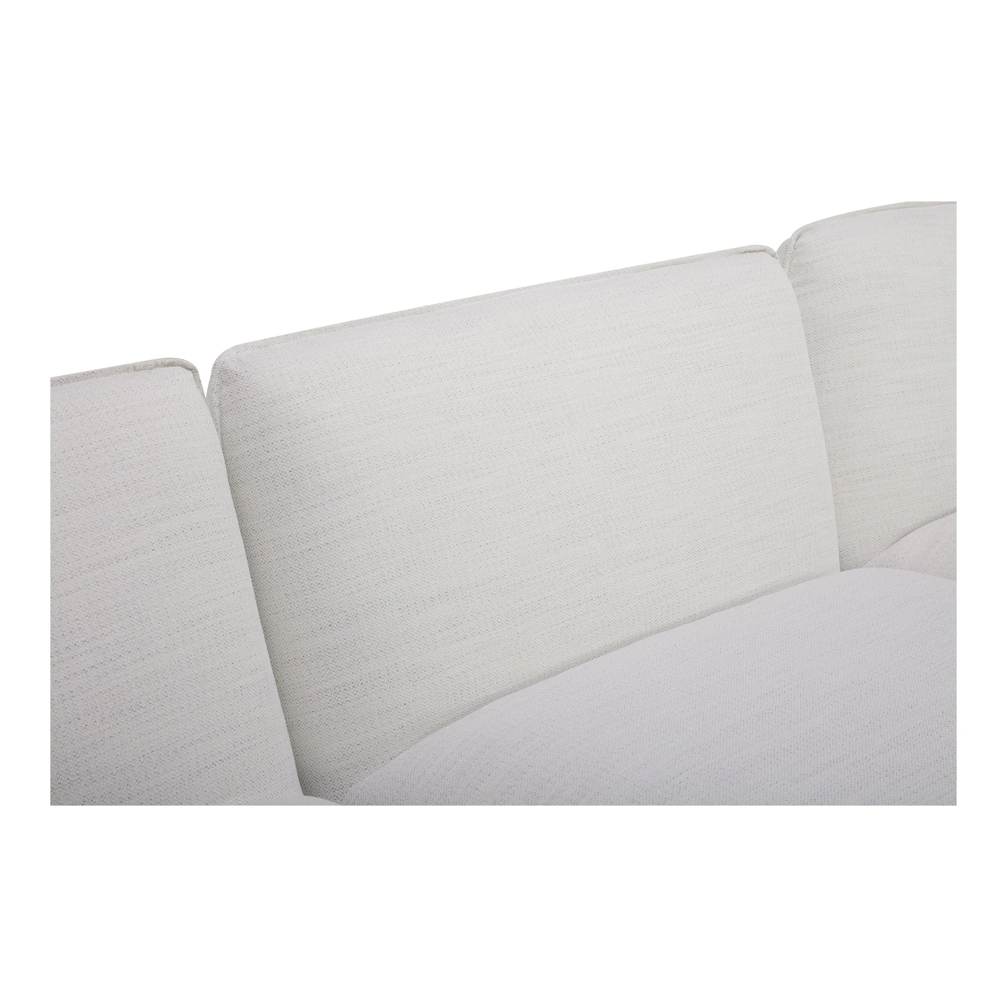 Moe's Home Collection Zeppelin  Salt Stone White Dream Modular Sectional