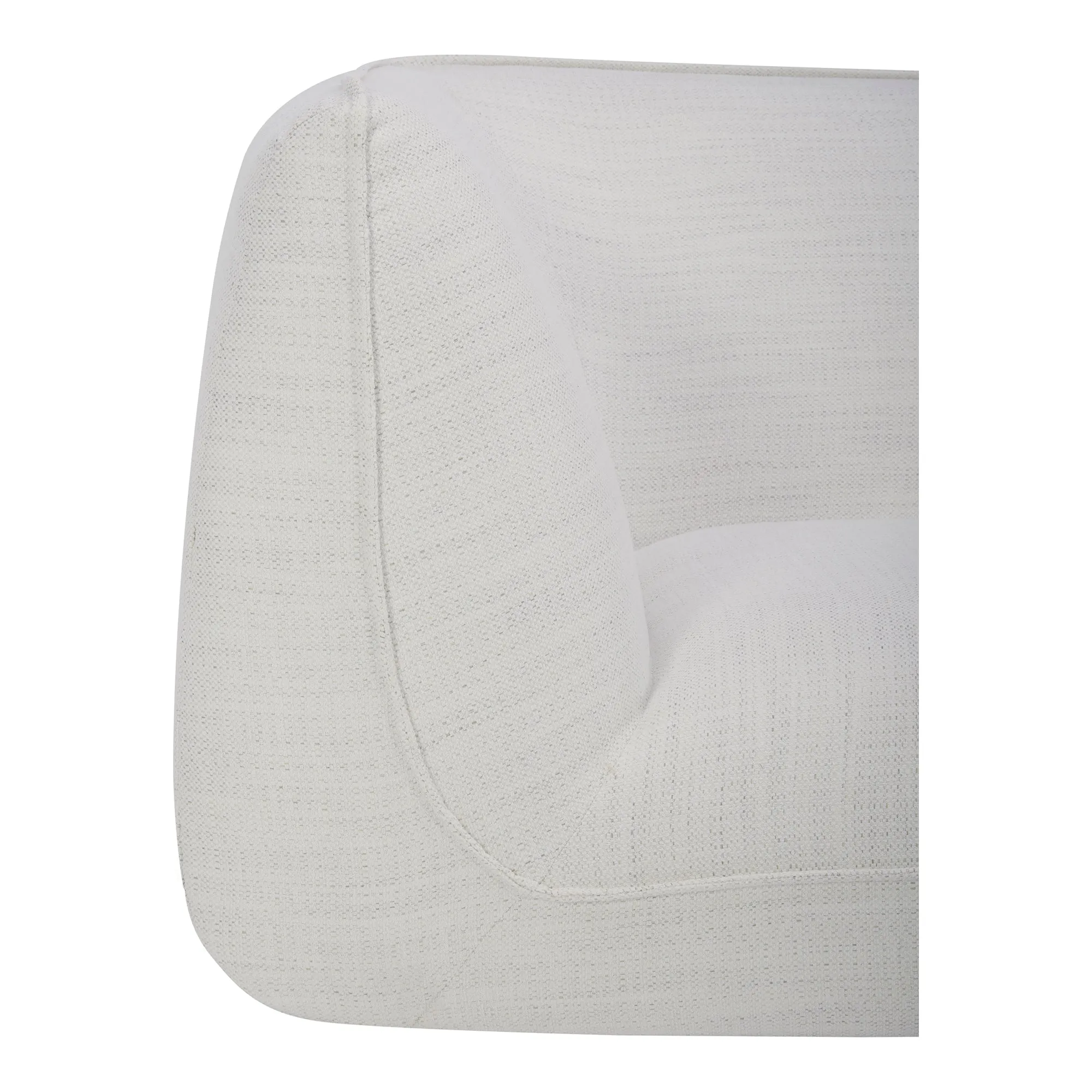 Moe's Home Collection Zeppelin  Salt Stone White Dream Modular Sectional