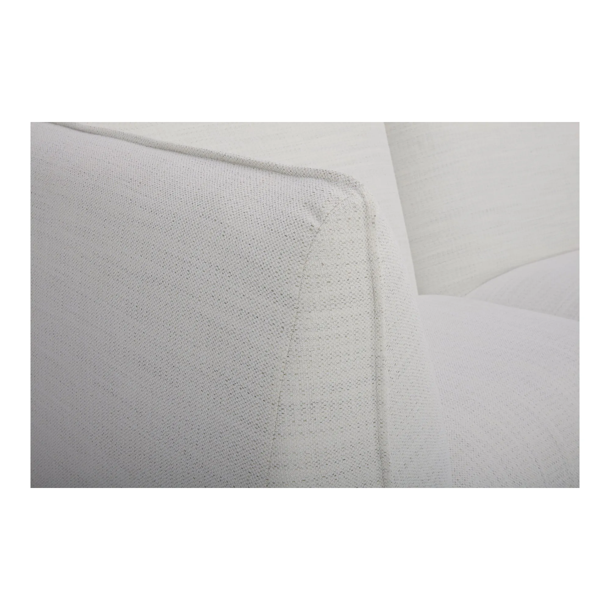 Moe's Home Collection Zeppelin  Salt Stone White Dream Modular Sectional