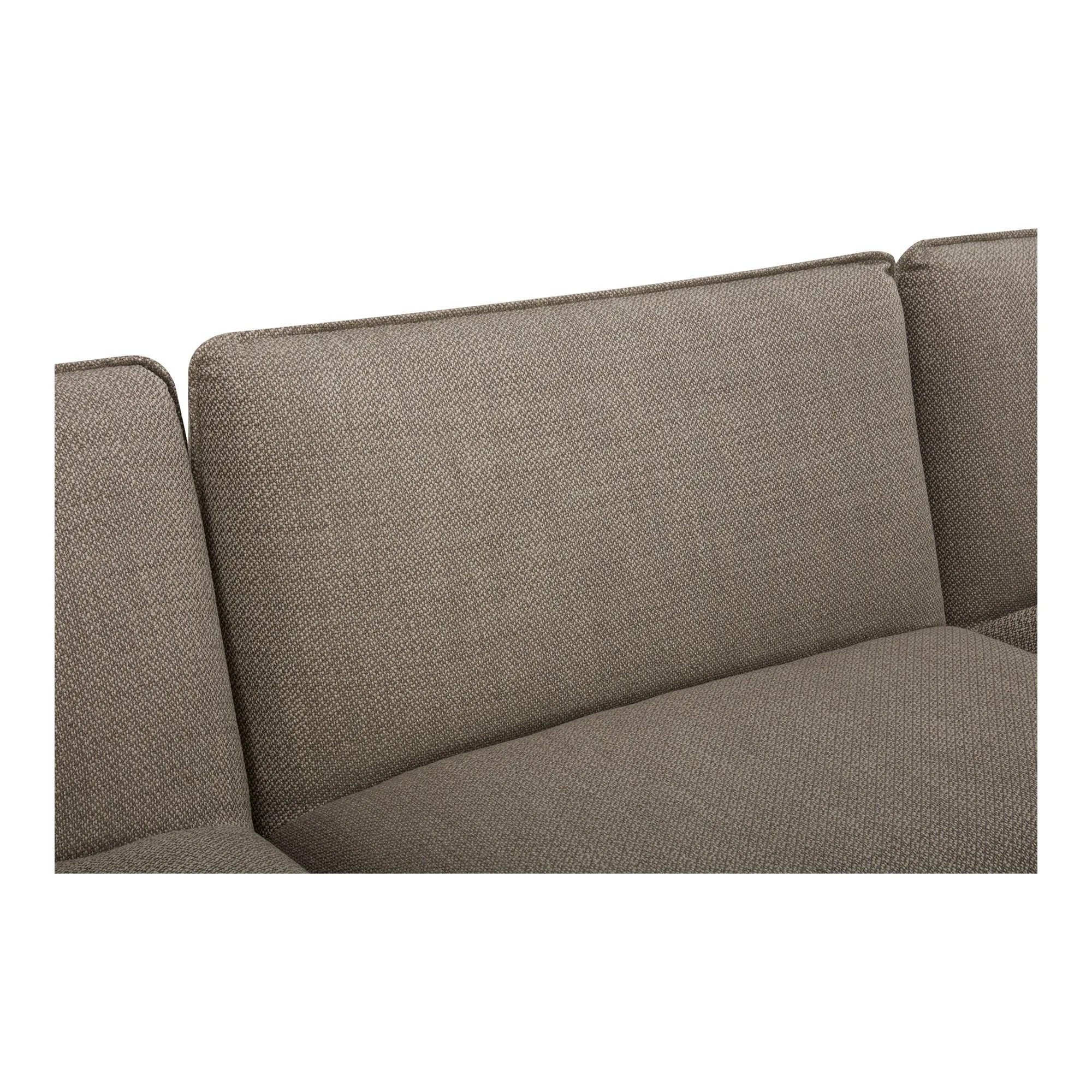 Moe's Home Collection  Zeppelin Speckled Pumice Dream Modular Sectional