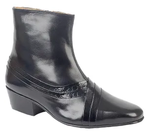 Montecatini MT5113A Mens Leather Cuban Heel Boots