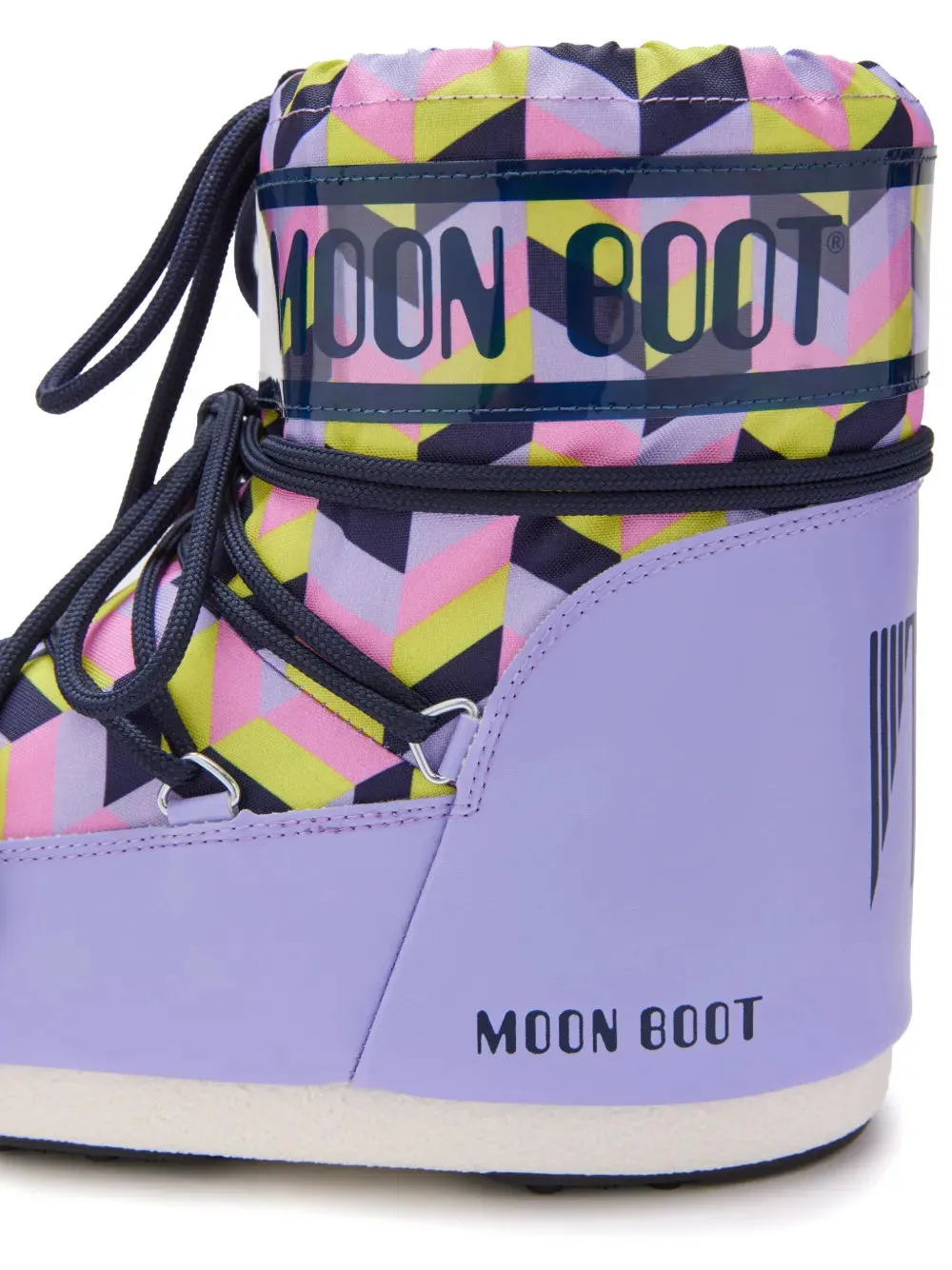 Moon Boot Icon geometric-pattern print boots
