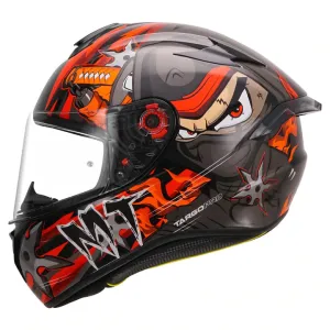 MT-HELMET TARGO HANZO A5 GLOSS FLR YEL